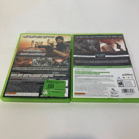 Call of Duty 5 Game Bundle Microsoft Xbox 360 Tested Video Game Black Ops Modern - Picture 10 of 11